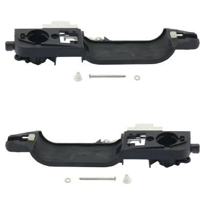 Front Driver And Passenger Side Exterior Door Handle Compatible With 2008-2011 Ford Focus Black thumbnail 11