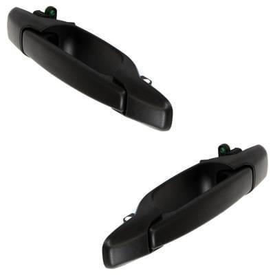 Front Left And Right Exterior Door Handle Compatible With 1998-2002 Subaru Forester Textured Black thumbnail 2