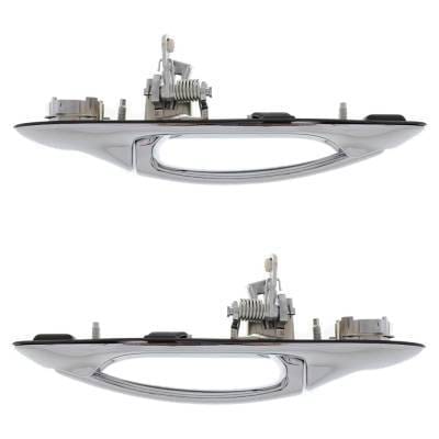 Front Left Driver And Right Passenger Exterior Door Handle Compatible With 1998-2002 Lincoln Town thumbnail 5