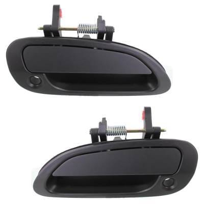Front Left And Right Exterior Door Handle Compatible With 1998-2002 Honda Accord Primed Paintable