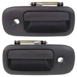 Front Driver And Passenger Side Exterior Door Handle Compatible With 2010-2023 Gmc Savana Textured
