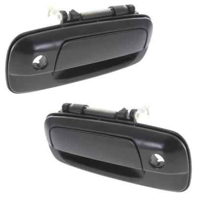 Front Driver And Passenger Side Exterior Door Handle Compatible With 1310 Primed Paintable With Key thumbnail 3