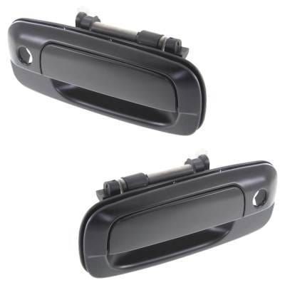 Front Driver And Passenger Side Exterior Door Handle Compatible With 1310 Primed Paintable With Key thumbnail 5