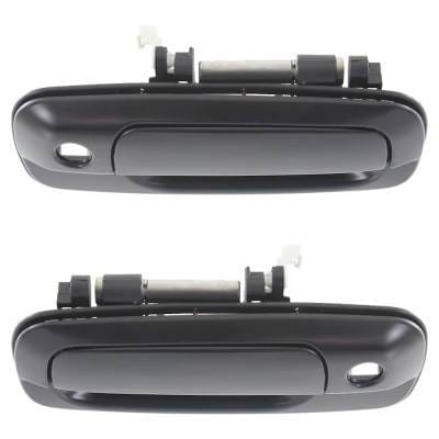 Front Driver And Passenger Side Exterior Door Handle Compatible With 1310 Primed Paintable With Key thumbnail 7