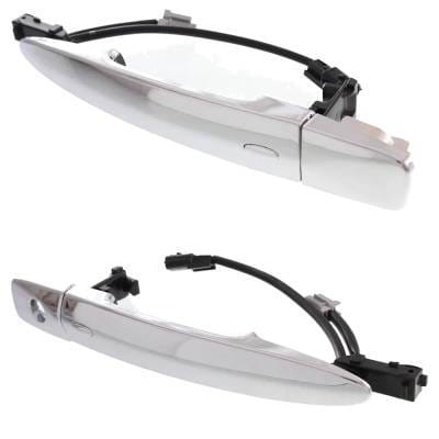 Front Driver And Passenger Side Exterior Door Handle Compatible With 2009-2016 Nissan Murano Nissan thumbnail 3