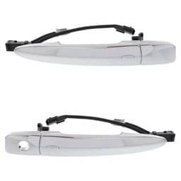 Front Left Driver And Right Passenger Exterior Door Handle Compatible With 2009-2016 Nissan Leaf