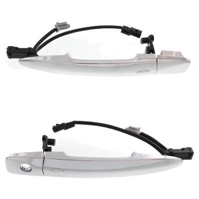 Front Left Driver And Right Passenger Exterior Door Handle Compatible With 2009-2016 Nissan Leaf thumbnail 7
