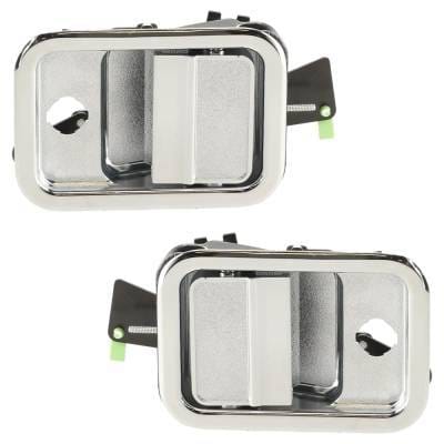 Front Driver And Passenger Side Exterior Door Handle Compatible With 2000-2014 Freightliner Coronado