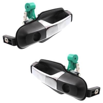 Front Left And Right Exterior Door Handle Compatible With 2003-2009 Kia Sorento Chrome Lever With thumbnail 5