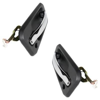Front Left And Right Exterior Door Handle Compatible With 2003-2009 Hummer H2 Chrome Lever With thumbnail 5