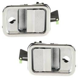Front Left Driver And Right Passenger Exterior Door Handle Compatible With 2000-2014 Freightliner