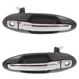 Front Driver And Passenger Side Exterior Door Handle Compatible With 2001-2006 Kia Magentis Hyundai