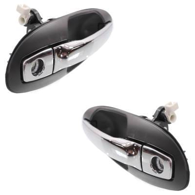 Front Left Driver And Right Passenger Exterior Door Handle Compatible With 2001-2006 Hyundai Sonata thumbnail 5