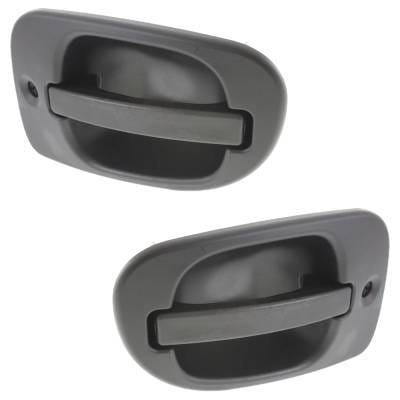 Front Left And Right Exterior Door Handle Compatible With 2008-2012 Freightliner Cascadia Black With thumbnail 3