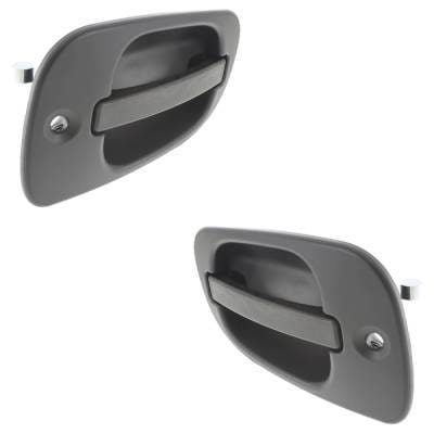 Front Left And Right Exterior Door Handle Compatible With 2008-2012 Freightliner Cascadia Black With thumbnail 5