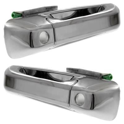 Front Driver And Passenger Side Exterior Door Handle Compatible With 2011-2018 Ram 2500 Ram 3500 Ram thumbnail 3