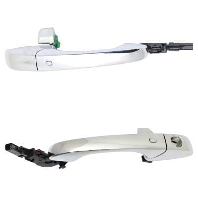 Front Driver And Passenger Side Exterior Door Handle Compatible With 2011-2022 Jeep Grand Cherokee