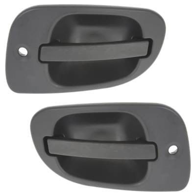 Front Left Driver And Right Passenger Exterior Door Handle Compatible With 2008-2012 Freightliner