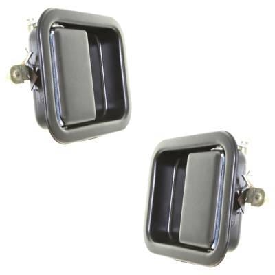 Front Driver And Passenger Side Exterior Door Handle Compatible With 1987-2006 Jeep Wrangler Smooth thumbnail 5