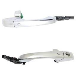 Front Driver And Passenger Side Exterior Door Handle Compatible With 2011-2022 Dodge Durango Jeep