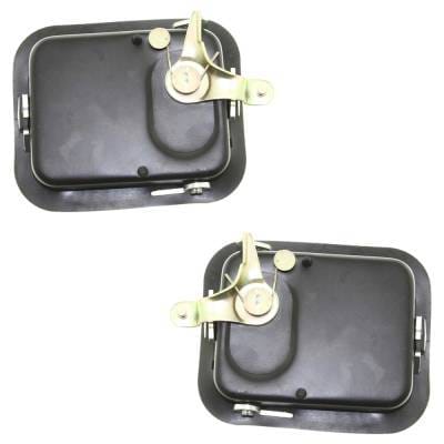 Front Driver And Passenger Side Exterior Door Handle Compatible With 1987-2006 Jeep Wrangler Smooth thumbnail 9