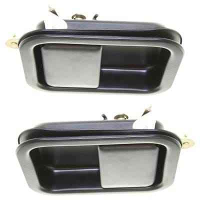 Front Left Driver And Right Passenger Exterior Door Handle Compatible With 1987-2006 Jeep Wrangler thumbnail 7