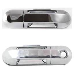 Front Driver And Passenger Side Exterior Door Handle Compatible With 2002-2010 Mercury Mountaineer
