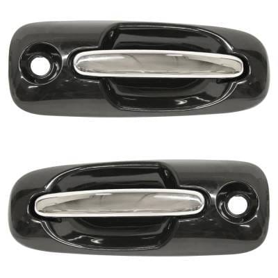 Front Left Driver And Right Passenger Exterior Door Handle Compatible With 2001-2007 Chrysler Town &