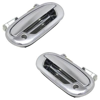 Front Driver And Passenger Side Exterior Door Handle Compatible With 1997-2004 Ford Expedition Ford thumbnail 5