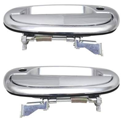 Front Driver And Passenger Side Exterior Door Handle Compatible With 1997-2004 Ford F-150 Ford thumbnail 7