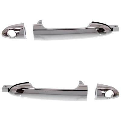 Front Left Driver And Right Passenger Exterior Door Handle Compatible With 2004-2009 Kia Spectra Kia