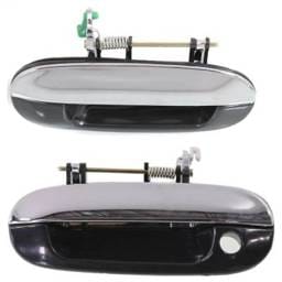 Front Left And Right Exterior Door Handle Compatible With 2002-2009 Chevrolet Trailblazer Gmc Envoy