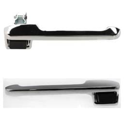 Front Left And Right Exterior Door Handle Compatible With 1982-1996 Ford F-250 Ford F-350 Ford