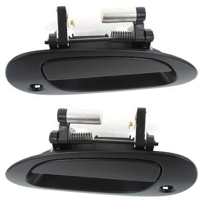 Front Driver And Passenger Side Exterior Door Handle Compatible With 1999-2006 Acura Rsx Acura Tl thumbnail 7