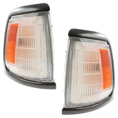 New Pair Of Corner Light Compatible With Toyota Pickup Dlx 4 Cyl 2.4L Pickup Sr5 6 Cyl 3.0L thumbnail 3