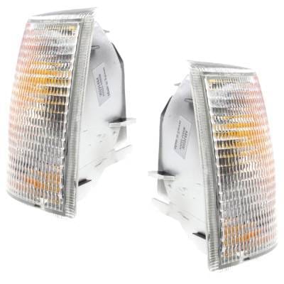 New Pair Of Corner Light Compatible With Volvo 850 T-5R 5 Cyl 2.3L 850 Base 5 Cyl 2.4L 1993-1997 By thumbnail 3