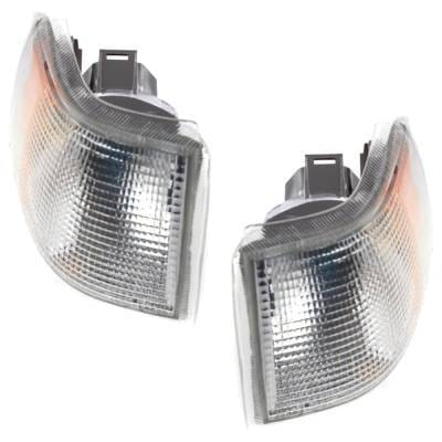 New Pair Of Corner Light Compatible With Volvo 850 T-5R 5 Cyl 2.3L 850 Base 5 Cyl 2.4L 1993-1997 By thumbnail 9