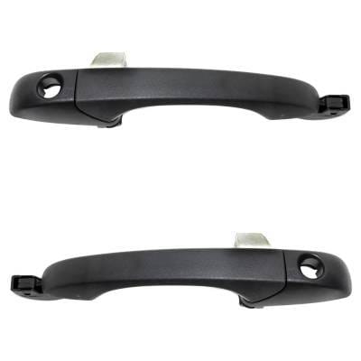 Front Driver And Passenger Side Exterior Door Handle Compatible With 2007-2017 Jeep Patriot Dodge
