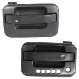 Front Left Driver And Right Passenger Exterior Door Handle Compatible With 2004-2008 Ford F-150
