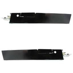 Front Pair Exterior Door Handle Compatible With 1990-1994 Chevrolet Lumina Primed Paintable With Key