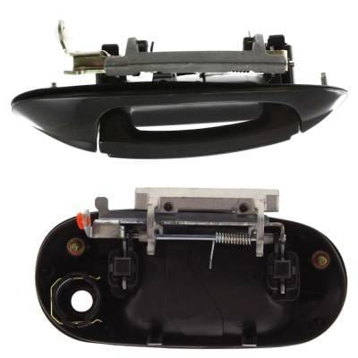 Front Left And Right Exterior Door Handle Compatible With 2003-2015 Ford Expedition Smooth Black thumbnail 9