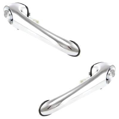 Front Driver And Passenger Side Exterior Door Handle Compatible With 2001-2010 Chrysler Pt Cruiser thumbnail 3
