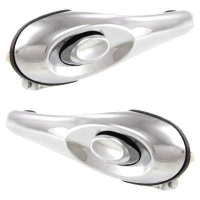 Front Driver And Passenger Side Exterior Door Handle Compatible With 2001-2010 Chrysler Pt Cruiser thumbnail 5
