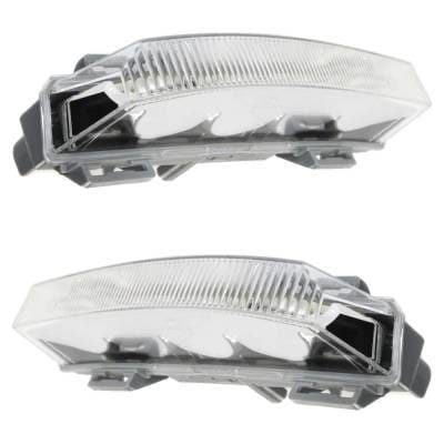 New Pair Of Driving Light Compatible With Mercedes Benz C63 Amg Black Series C63 Amg Base 2012-2015 thumbnail 5