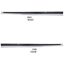 New Front Left Upper And Front Right Upper Door Molding And Beltlines Compatible With Nissan
