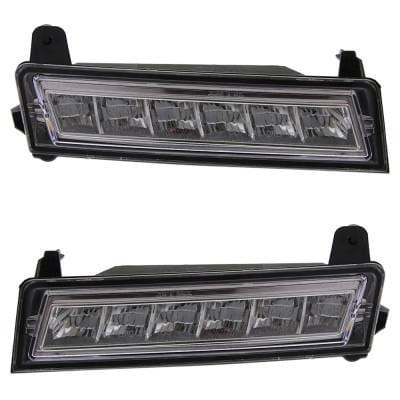 New Pair Of Driving Light Compatible With Mercedes Benz Glk350 4Matic 6 Cyl 3.5L Glk350 Base 6 Cyl