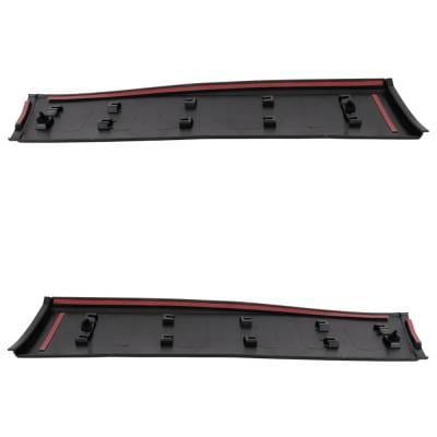 New Rear Left And Rear Right Door Molding And Beltlines Compatible With Jeep Cherokee Limited 4 Cyl thumbnail 9