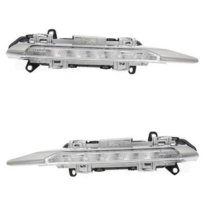 New Pair Of Driving Light Compatible With Mercedes Benz C250 4Matic 6 Cyl 2.5L Glk350 4Matic 6 Cyl