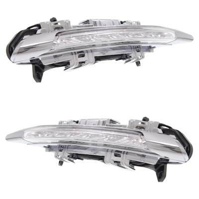 New Pair Of Driving Light Compatible With Mercedes Benz C350 4Matic 6 Cyl 3.5L S350 Bluetec 4Matic 6 thumbnail 3