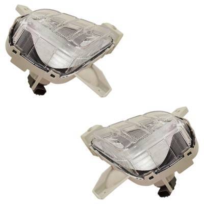 New Pair Of Driving Light Compatible With Hyundai Sonata Eco Sonata Se 2018-2019 By 92207C1550 thumbnail 3